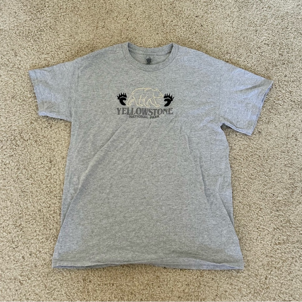 Yellowstone National Park Embroidered Graphic Tee